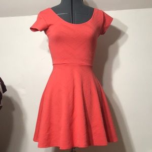 Pink mini dress